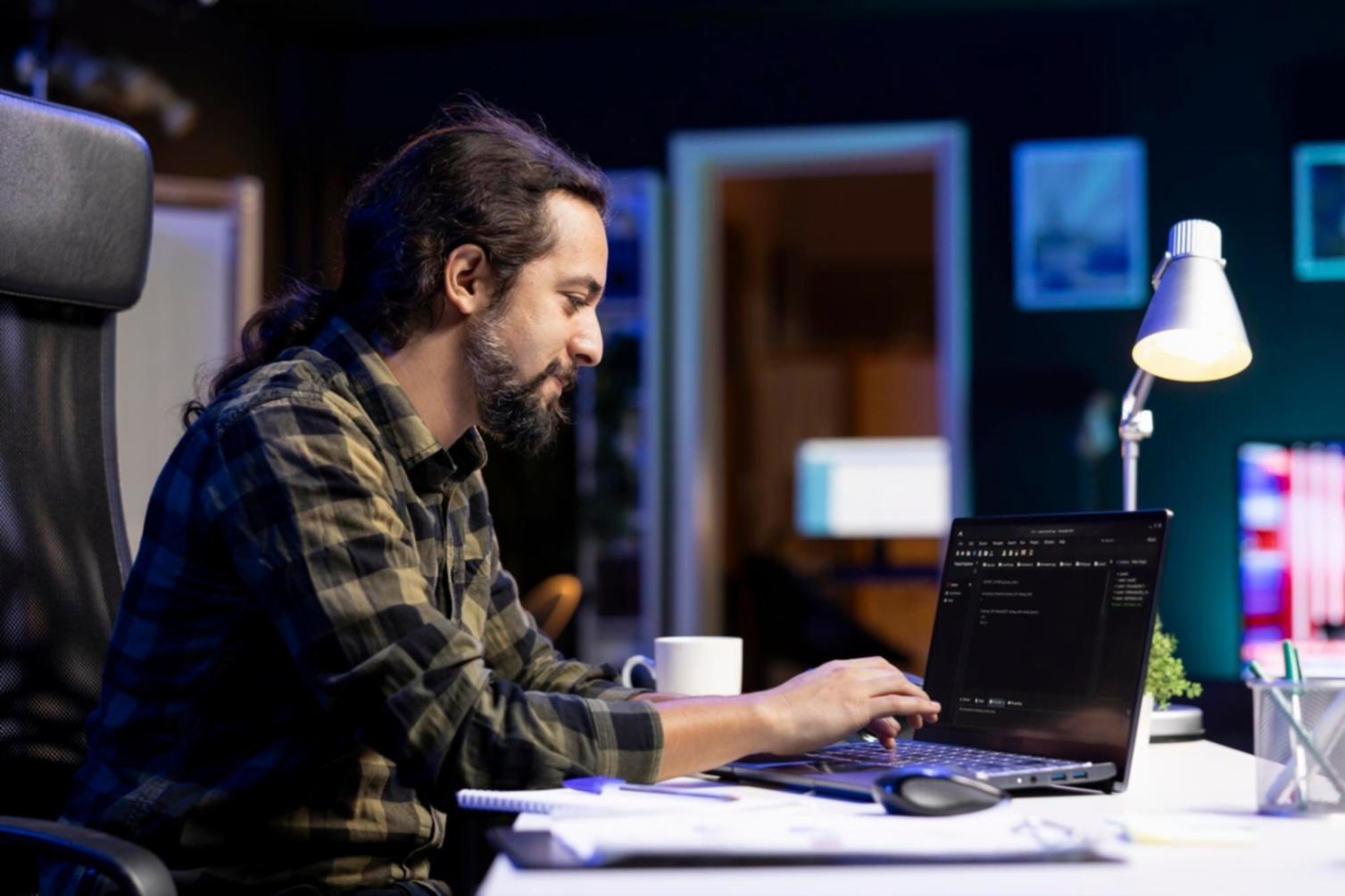 Social casino game development workspace